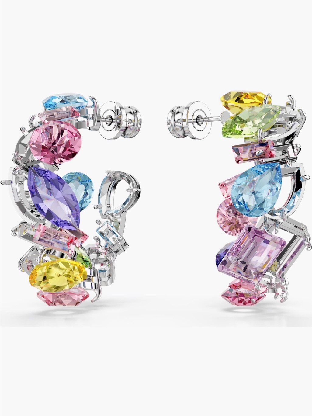 Swarovski Gema Crystal Hoop Earrings